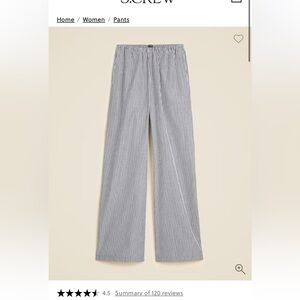 Cosmo pant in oxford stripe